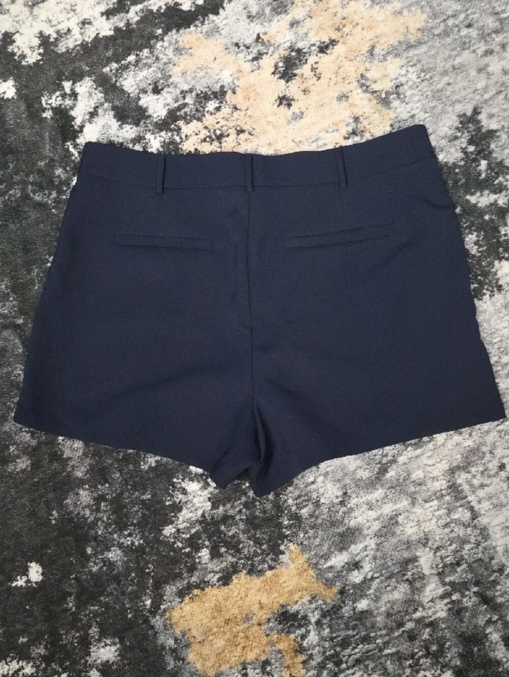Forever 21 Women’s Large Navy Blue High Rise Tailored Shorts